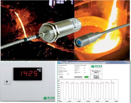 DSRF44N雙色紅外測溫儀應用于鑄造行業(yè)的溫度測量