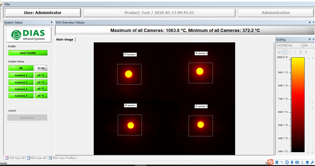 PYROSOFT Automation SC 6臺(tái)紅外熱像儀自動(dòng)化軟件
